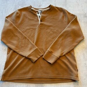 Reef Tan Waffle Knit Shirt